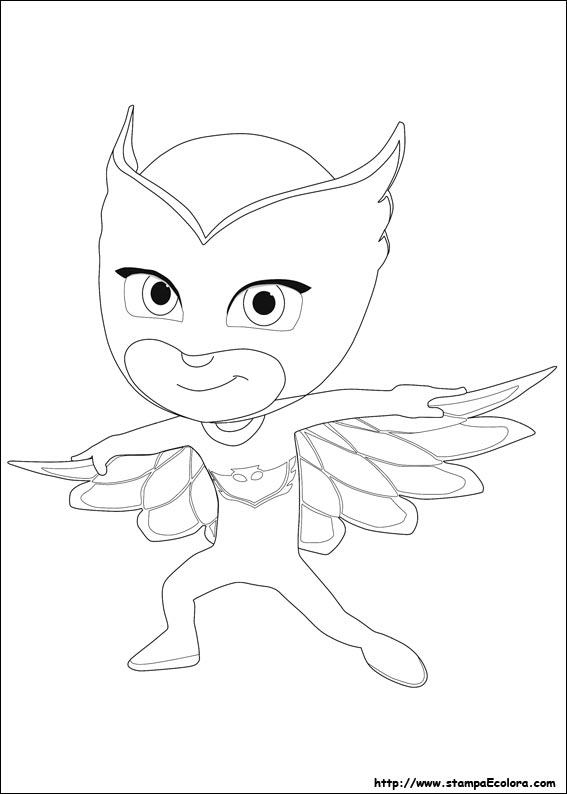 Disegni PJ Masks - Super pigiamini