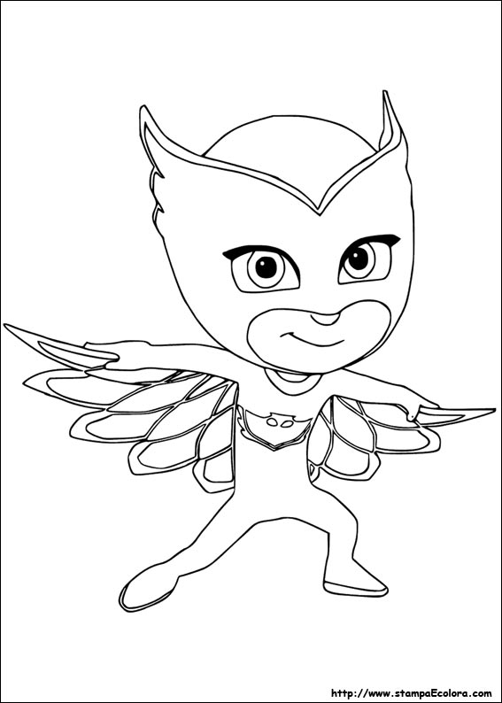 Disegni PJ Masks - Super pigiamini