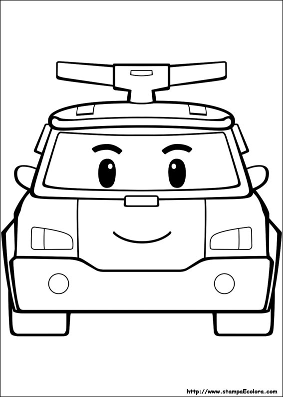 Disegni Robocar Poli