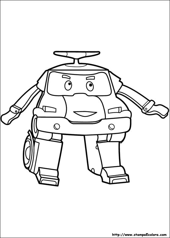 Disegni Robocar Poli