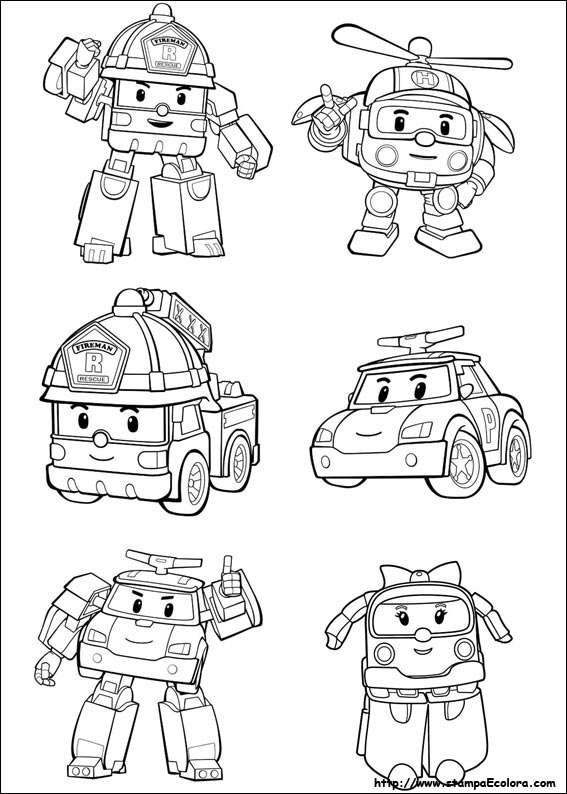 Disegni Robocar Poli