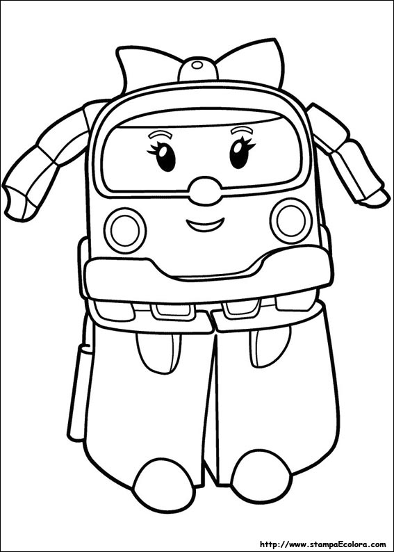 Disegni Robocar Poli