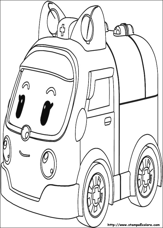 Disegni Robocar Poli