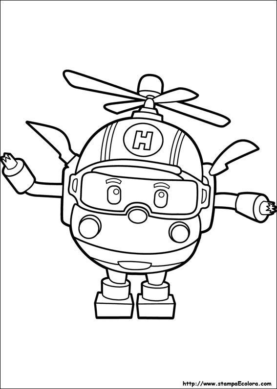 Disegni Robocar Poli