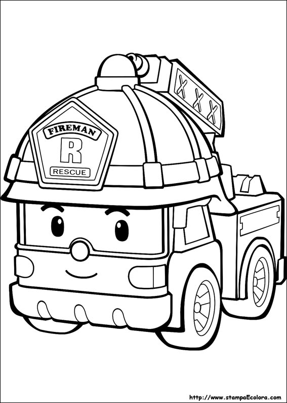 Disegni Robocar Poli