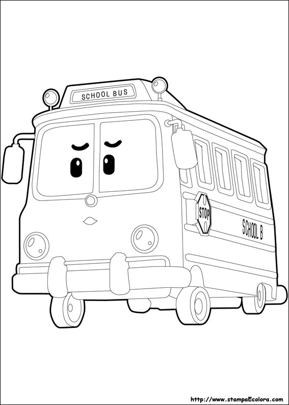 Disegni Robocar Poli