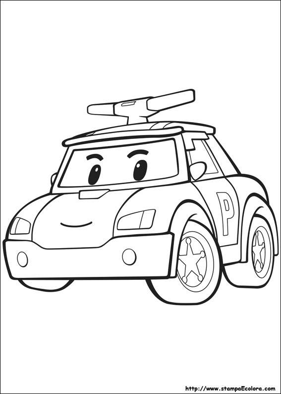 Disegni Robocar Poli