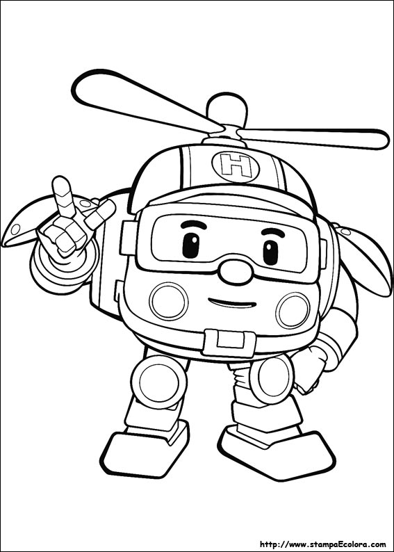 Disegni Robocar Poli