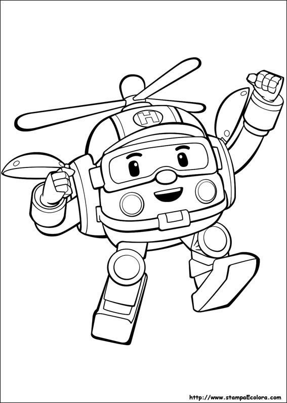 Disegni Robocar Poli