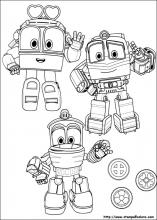 Disegni Di Robot Trains Da Colorare