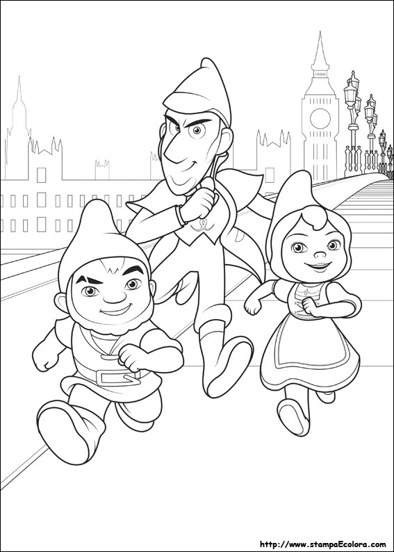 Disegni Sherlock Gnomes