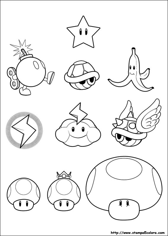 Disegni Super Mario Bros.