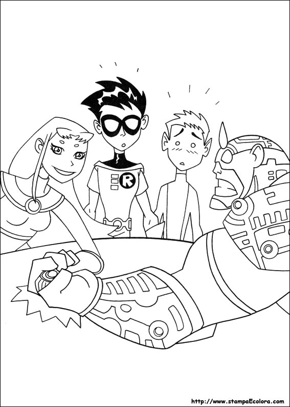 Disegni Teen Titans