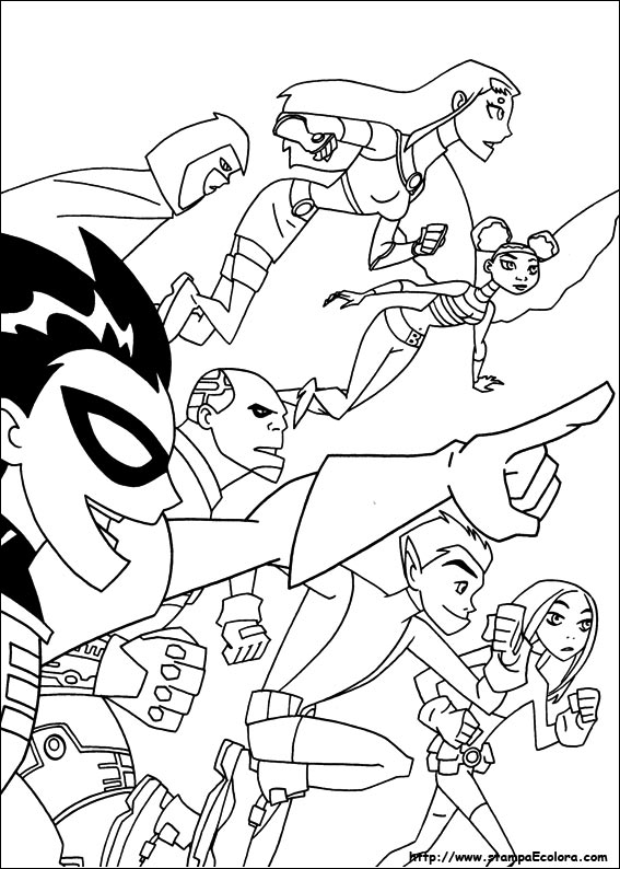 Disegni Teen Titans