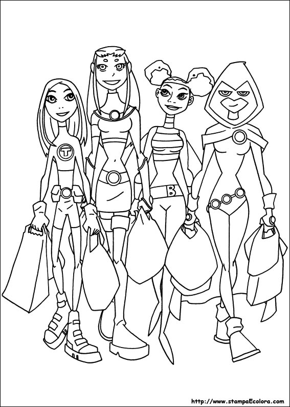 Disegni Teen Titans