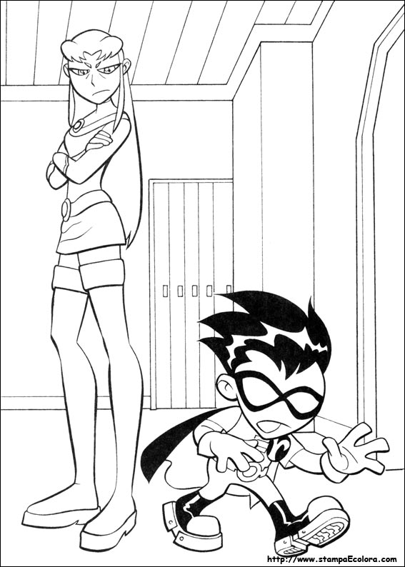 Disegni Teen Titans