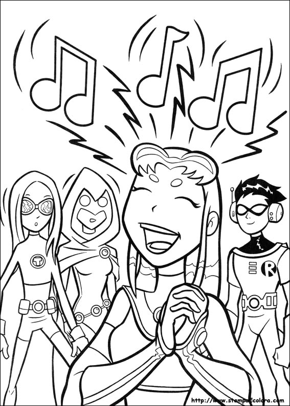 Disegni Teen Titans