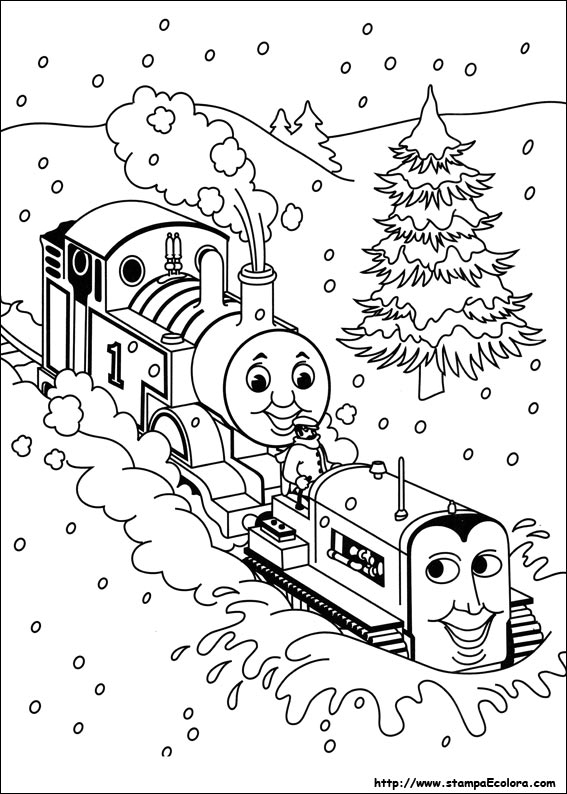 Disegni Trenino Thomas