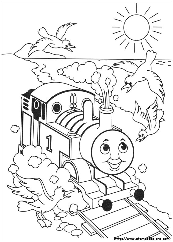 Disegni Trenino Thomas