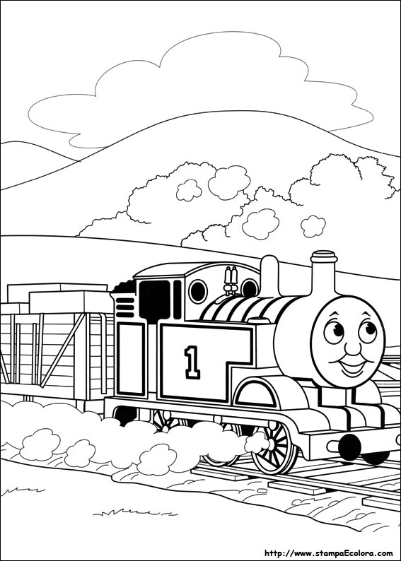 Disegni Trenino Thomas