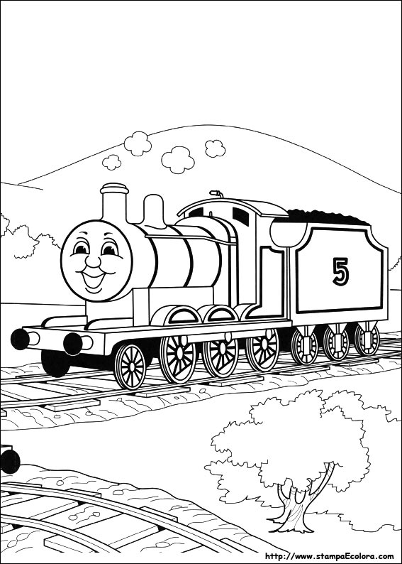 Disegni Trenino Thomas