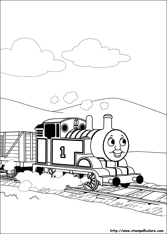 Disegni Trenino Thomas