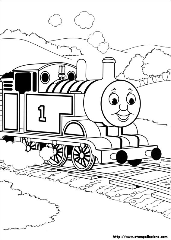 Disegni Trenino Thomas