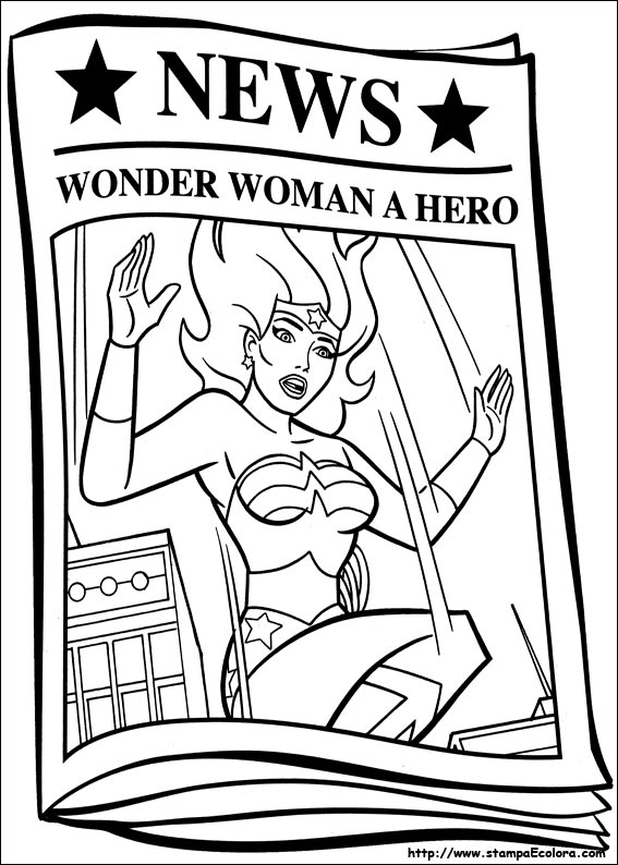 Disegni Wonder Woman