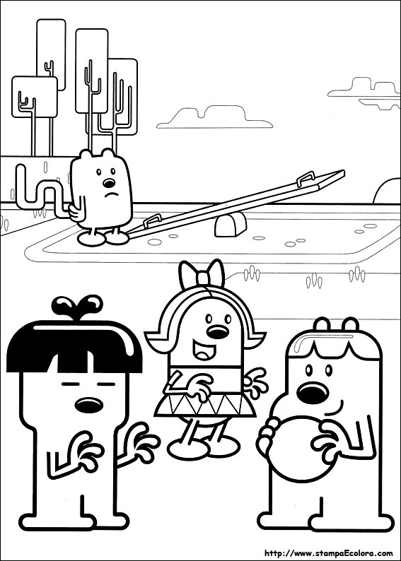 Disegni Wow Wow Wubbzy