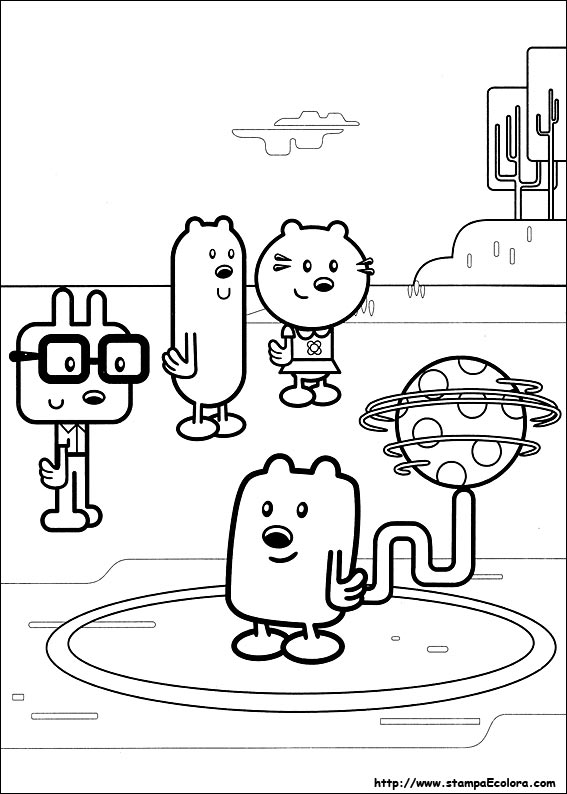 Disegni Wow Wow Wubbzy