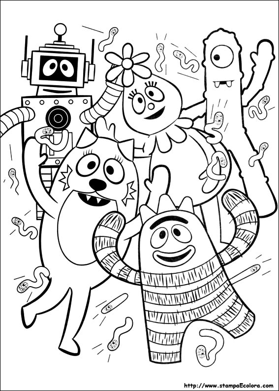 Disegni Yo Gabba Gabba!