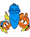 Alla ricerca di Dory da colorare