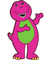 Barney da colorare