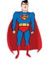 Superman da colorare