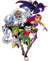 Teen Titans da colorare