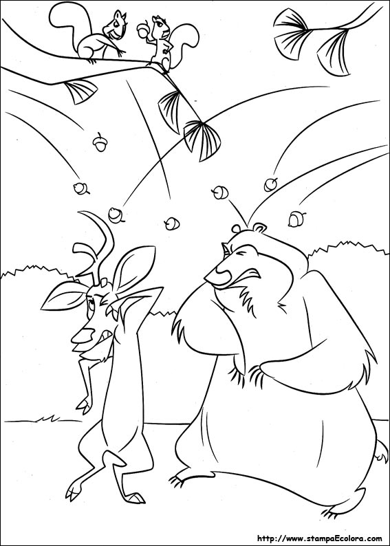 Disegni Boog e Elliot a caccia di amici