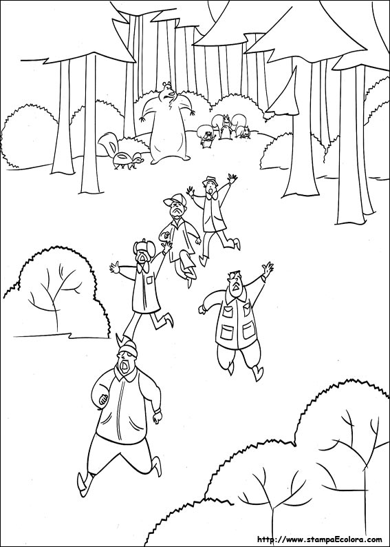 Disegni Boog e Elliot a caccia di amici