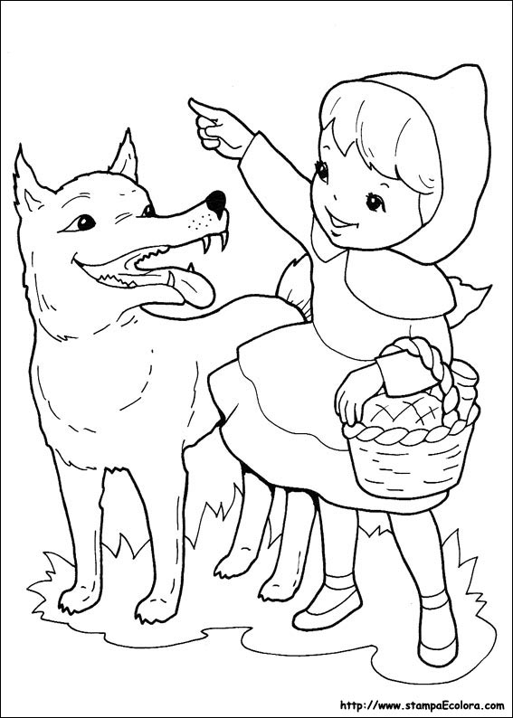 Disegni Cappuccetto Rosso