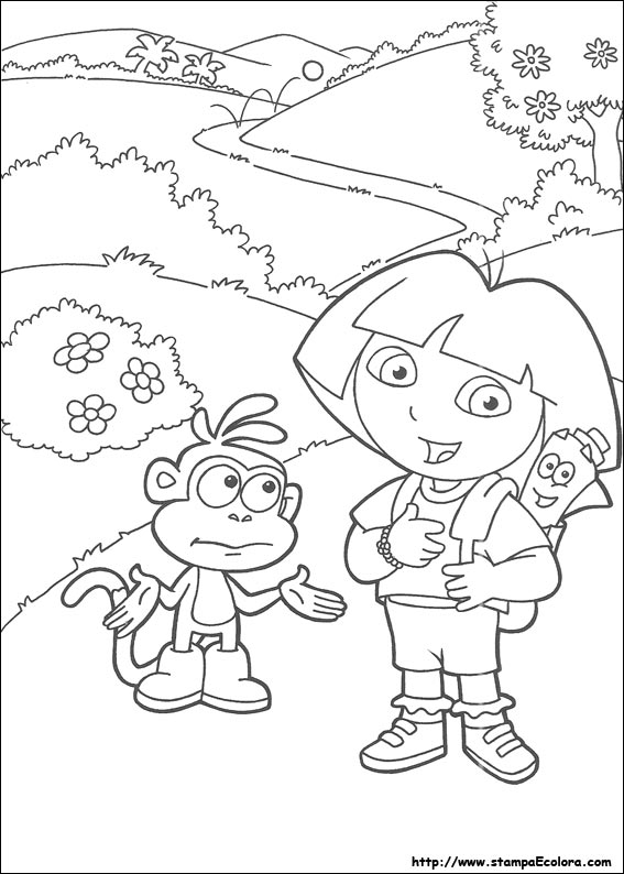 Disegni Dora Esploratrice