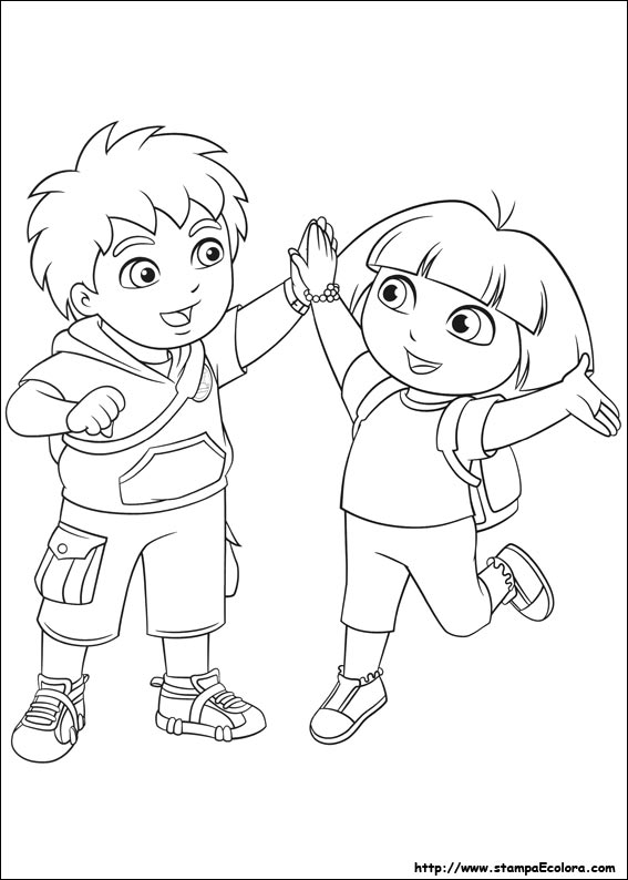 Disegni Dora Esploratrice