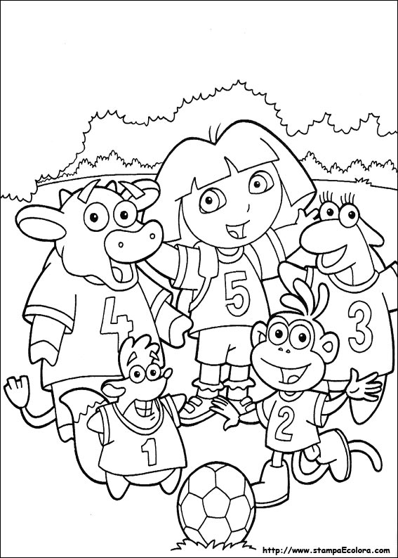 Disegni Dora Esploratrice