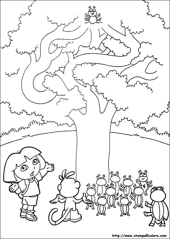 Disegni Dora Esploratrice