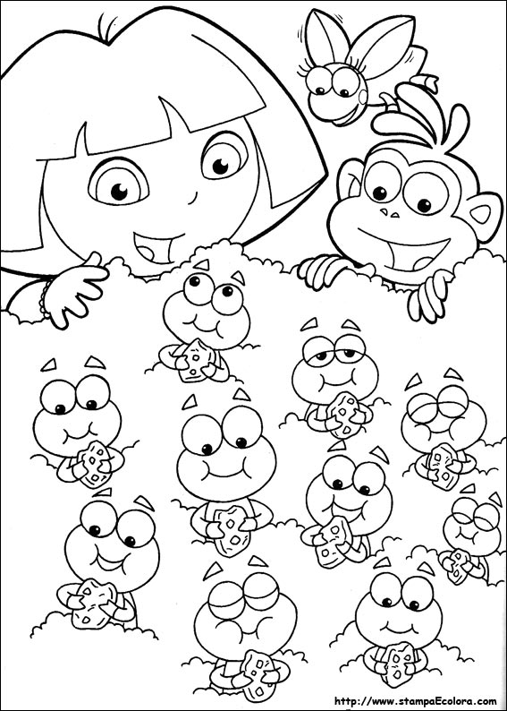 Disegni Dora Esploratrice