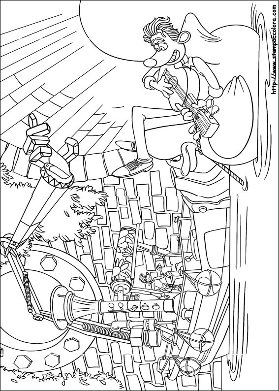 Disegni Giù per il tubo