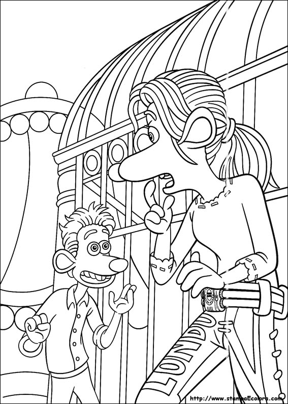 Disegni Giù per il tubo