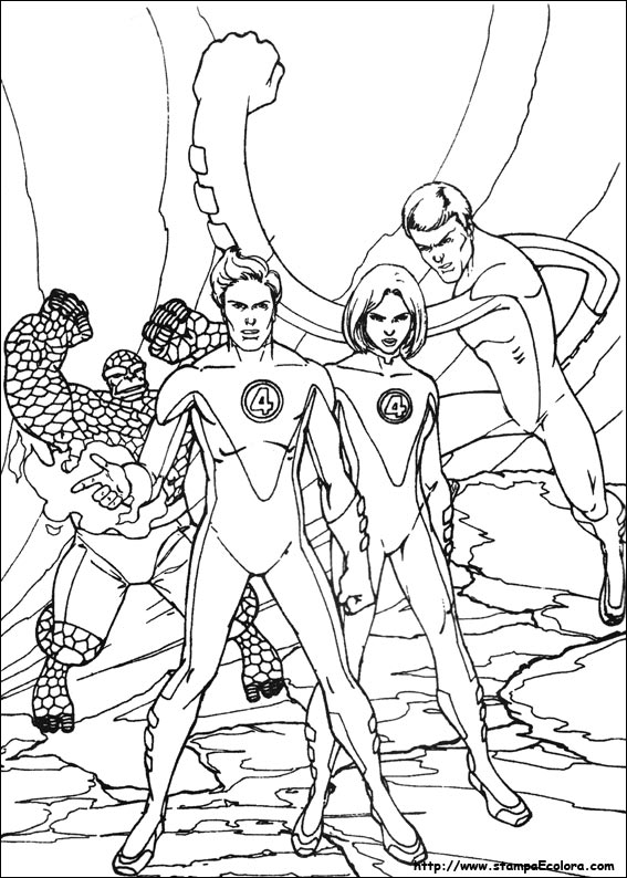 Disegni I Fantastici 4