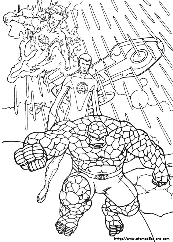 Disegni I Fantastici 4
