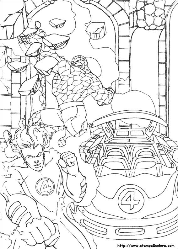 Disegni I Fantastici 4