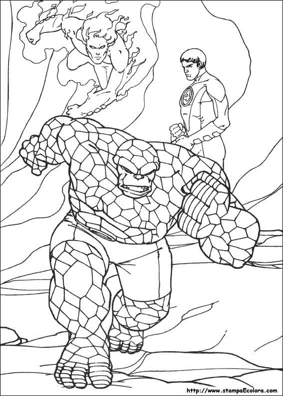 Disegni I Fantastici 4
