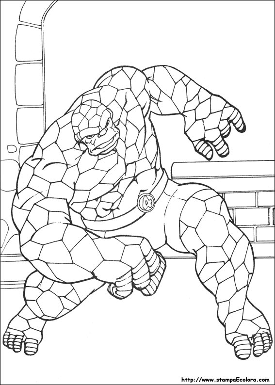 Disegni I Fantastici 4